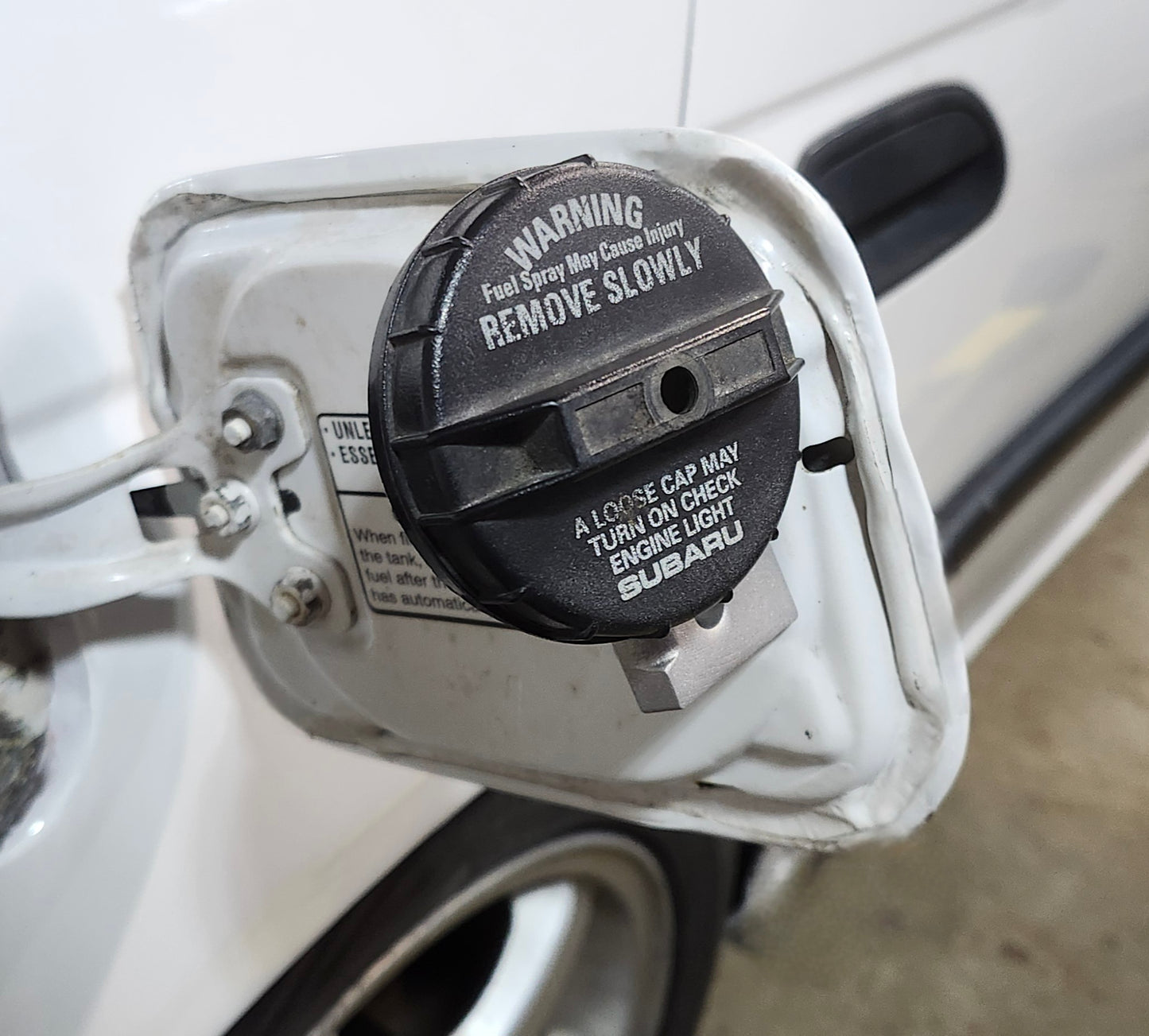 2nd Gen Subaru Legacy JDM Fuel Cap Holder